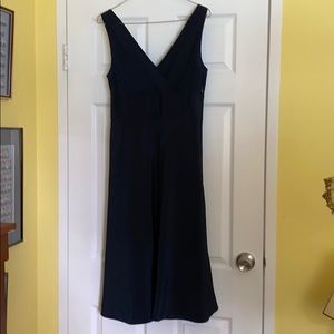 Navy cocktail a-line dress